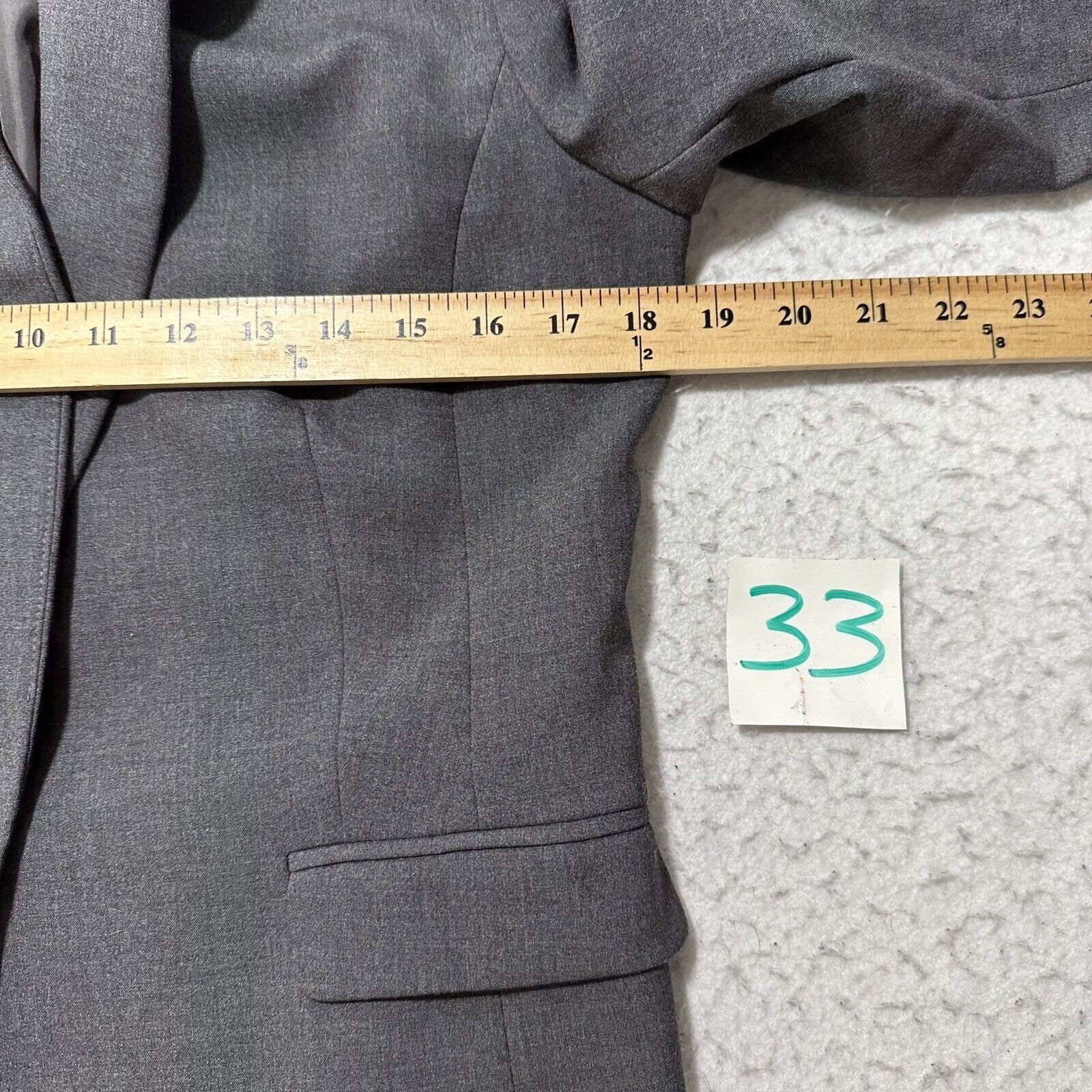 Other Worthington 12 Blazer Career Suit Jacket Gray Button Coat Size XL / US 12-14 / IT 48-50 - 8 Thumbnail