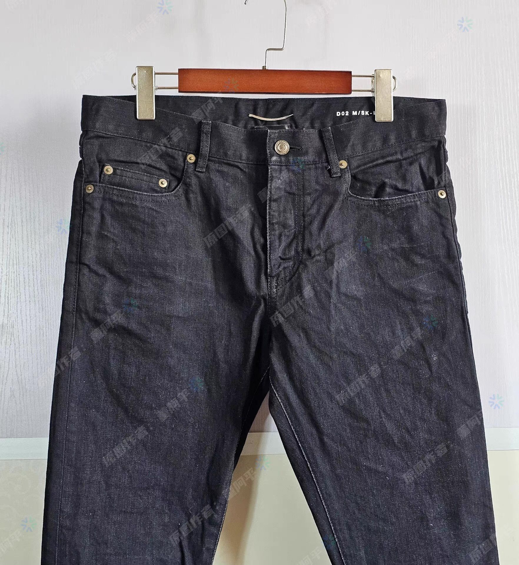 Saint Laurent Paris Saint Laurent men's D02 jeans Q4 Size US 34 / EU 50 - 2 Thumbnail