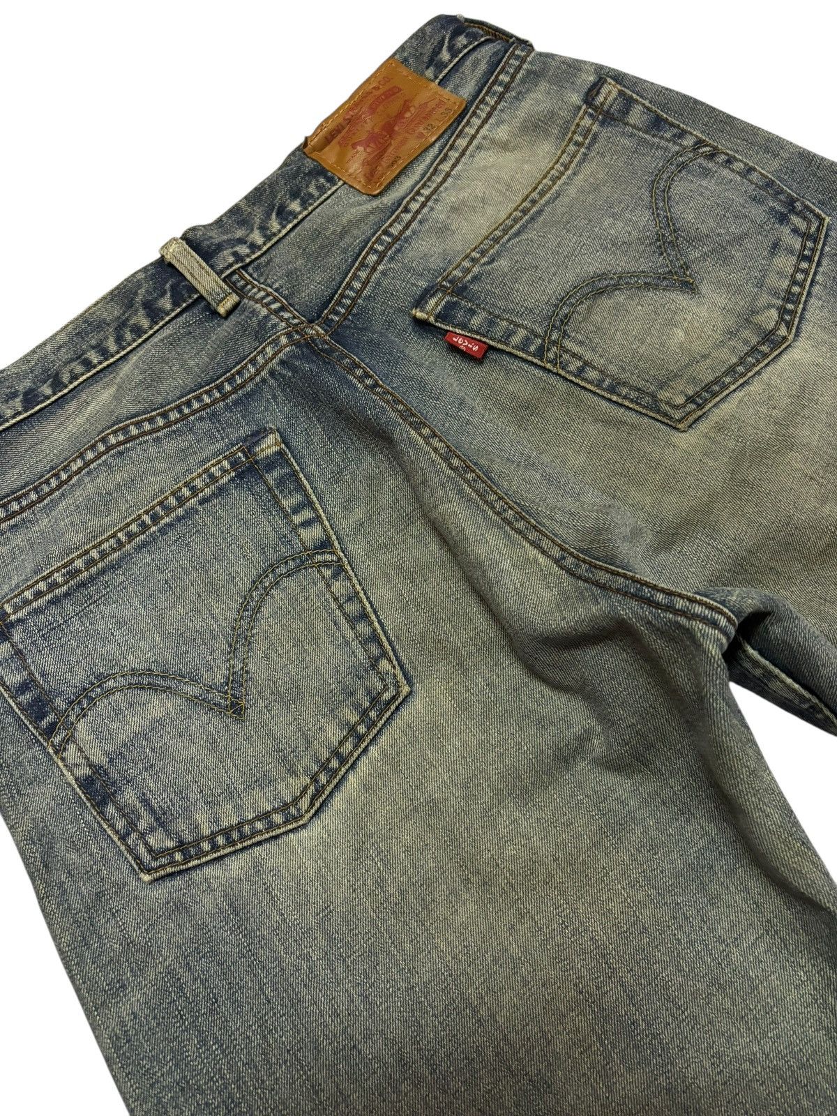 Levi's Vtg 90s Levis 503 Distressed Mud Washed Jeans Size US 31 - 6 Thumbnail