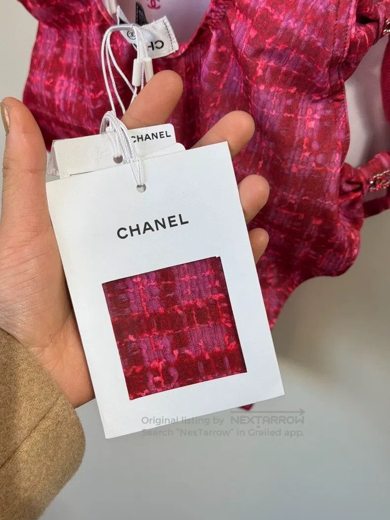 Chanel Chanel Pink swimsuit Size 42" / US 20 - 4 Thumbnail