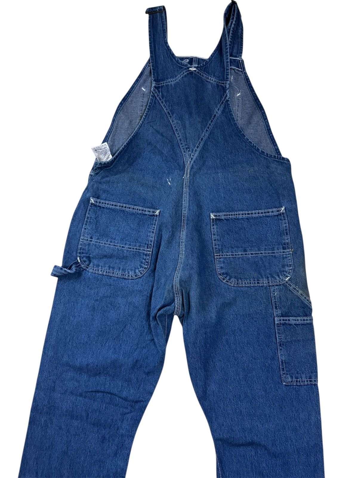 Carhartt Vintage 1990’s Carhartt Denim Bib Overall coverall Size US 36 / EU 52 - 5 Thumbnail