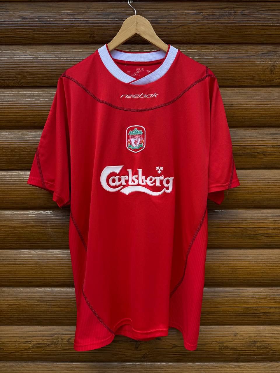 Reebok Vintage Liverpool Reebok Carlsberg 90s Jersey PlAYER OWEN Size US XL / EU 56 / 4 - 1 Thumbnail