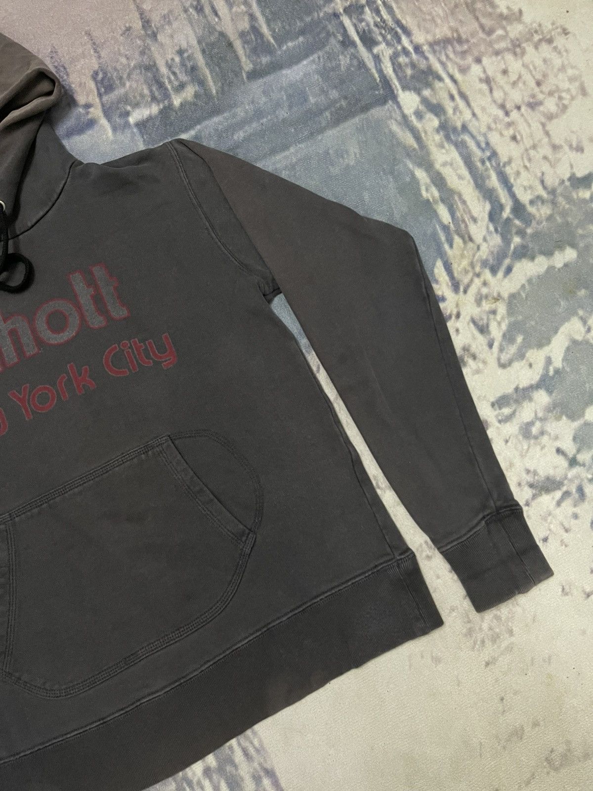 Schott 90s SCHOTT NYC PULLOVER HOODIE SPELLOUT SUND FADED Size US M / EU 48-50 / 2 - 4 Thumbnail