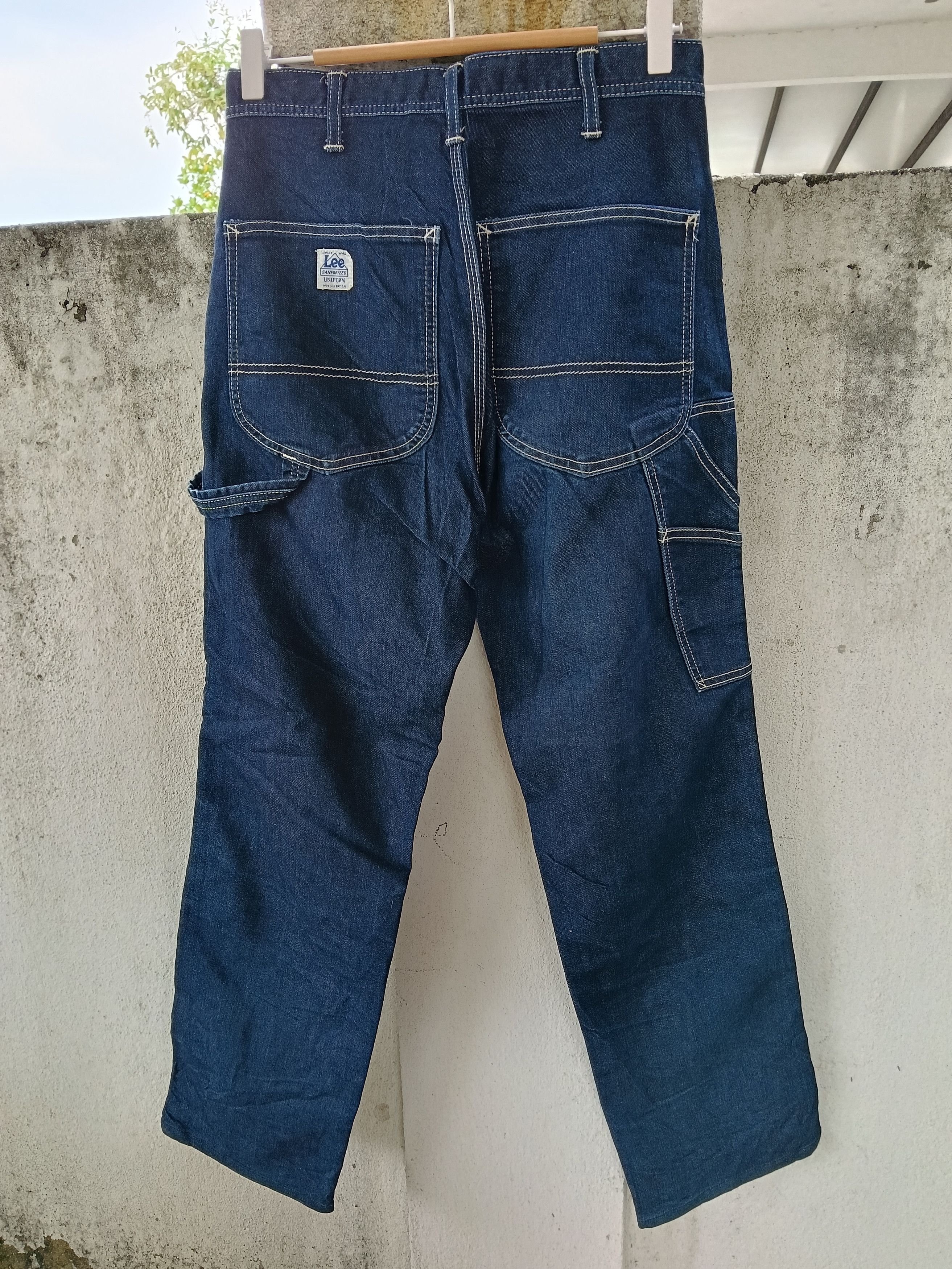 Lee 💥 Union Made by Lee Sanforized Carpenter Denim 💥 Size US 28 / EU 44 - 6 Thumbnail