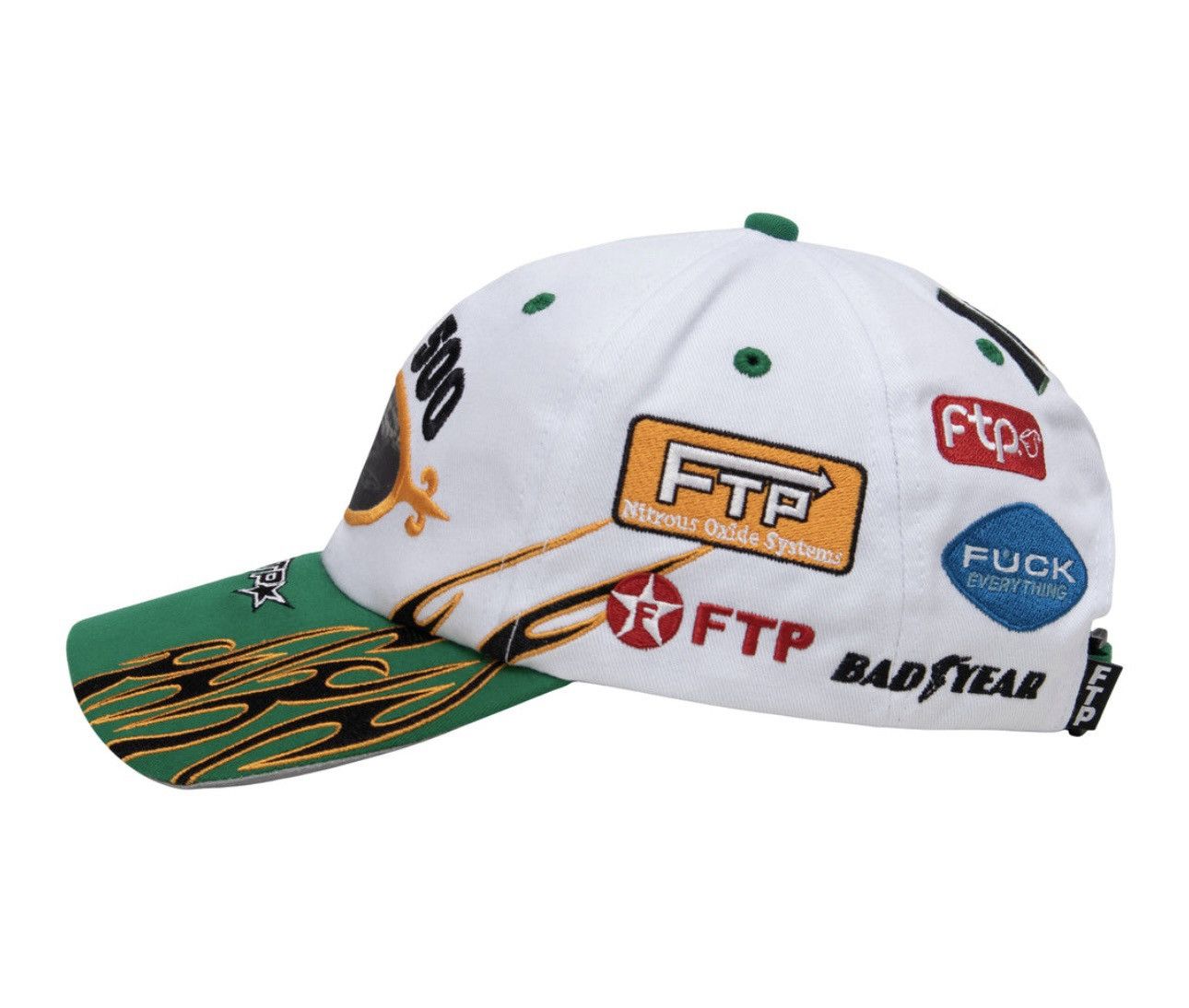 Fuck The Population FTP Raceway 6-Panel (White) Size ONE SIZE - 4 Thumbnail