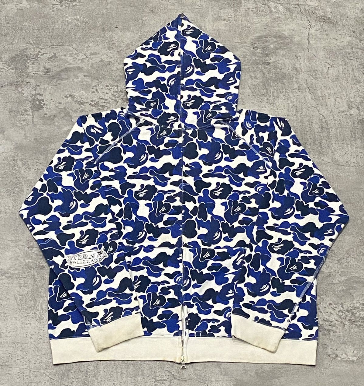 Bape Bape NFS Limited Blue Camo Hoodie Size US L / EU 52-54 / 3 - 1 Thumbnail