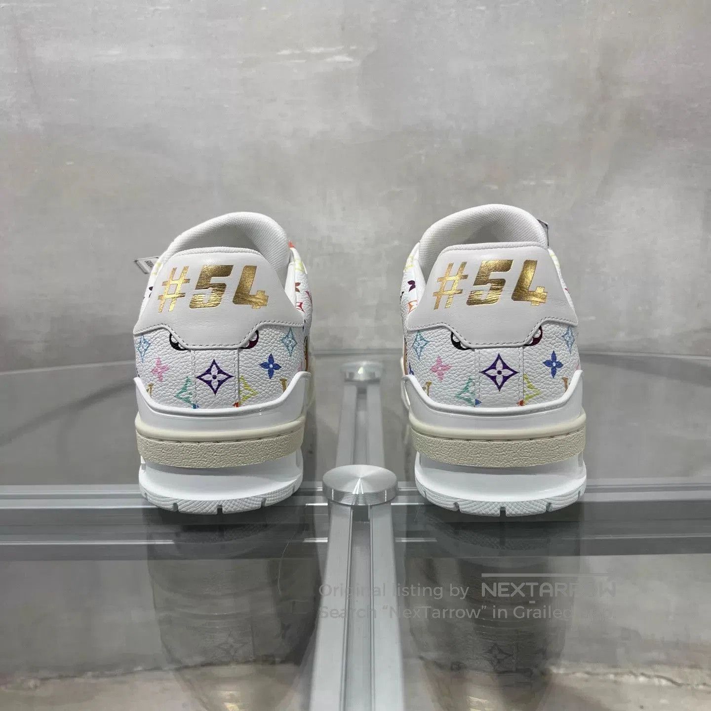 Louis Vuitton White Colorful Print Low. Size US 7.5 / EU 40-41 - 6 Thumbnail