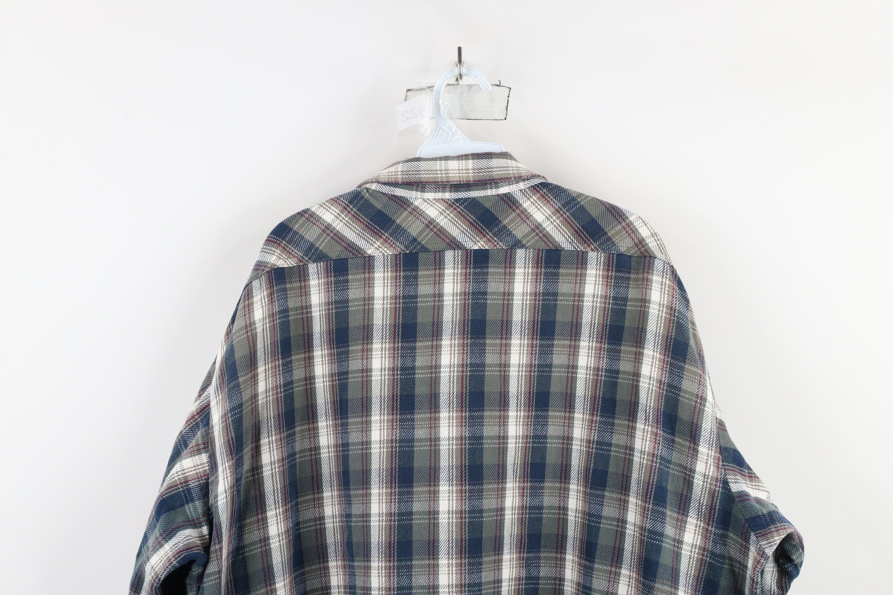 Vintage Vintage 90s OshKosh B'Gosh Heavy Flannel Button Shirt USA Size US XXL / EU 58 / 5 - 15 Thumbnail