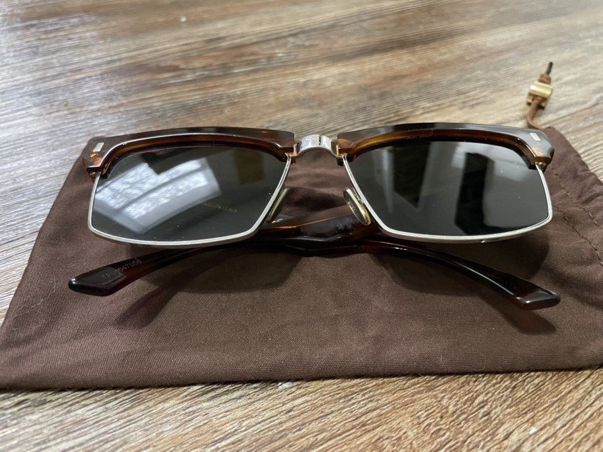 Celine CL40054U Mineral Havana Tortoise Cat Eye Half Rim Sunglasses Size ONE SIZE - 2 Thumbnail