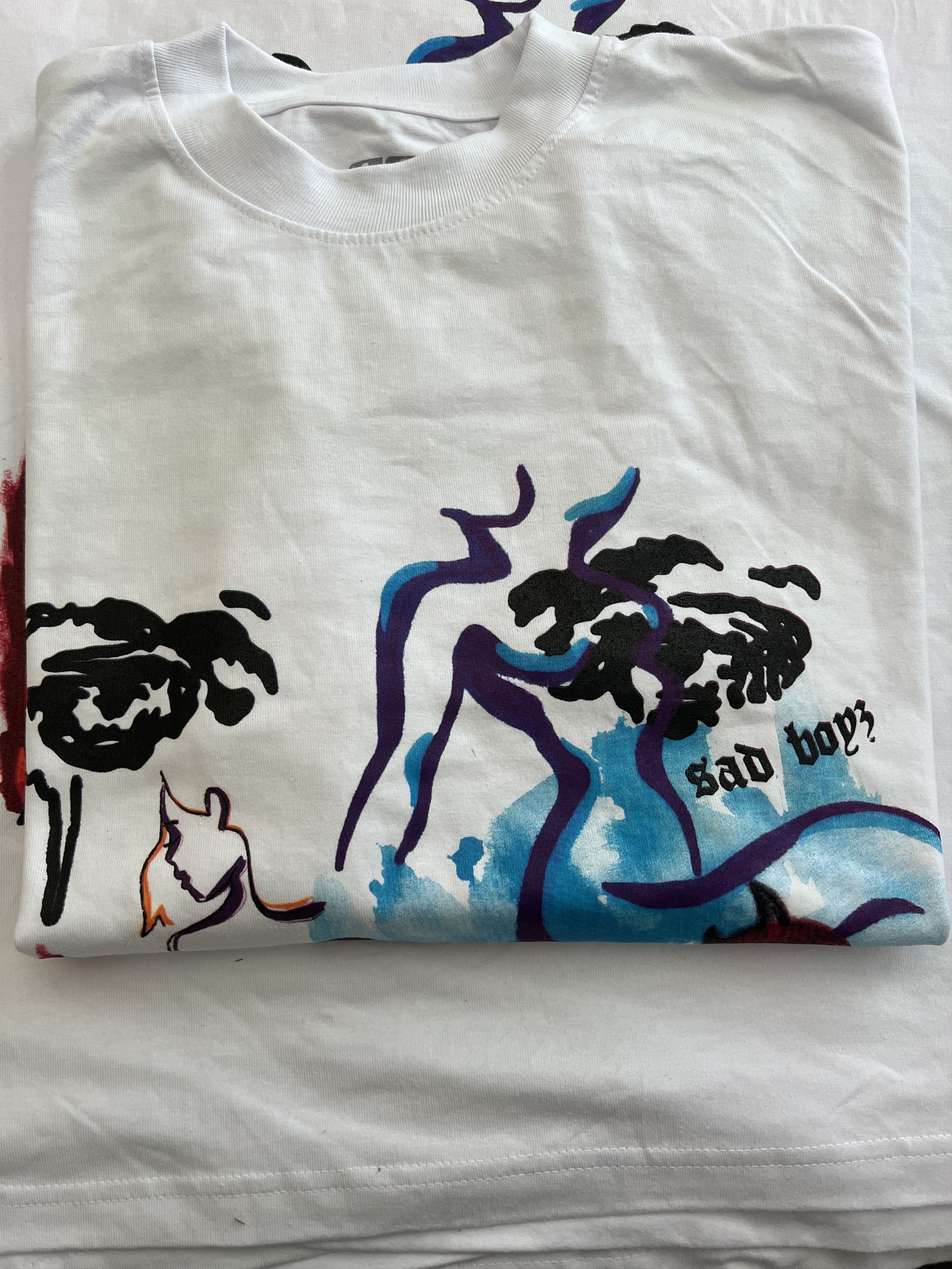 Sad Boys SAD BOYZ 4 Life White T-Shirt Sz Large New Sadboyz Junior H Size US L / EU 52-54 / 3 - 1 Thumbnail