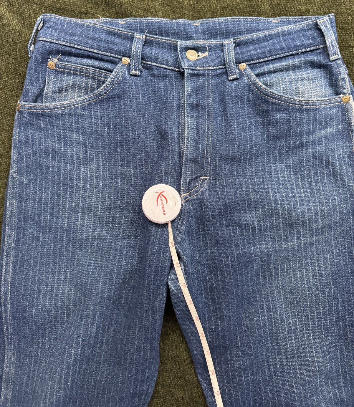 Art Comes First × Lee × Vintage Vintage Lee Riders Rail Road Strip Jeans Size US 33 - 6 Thumbnail