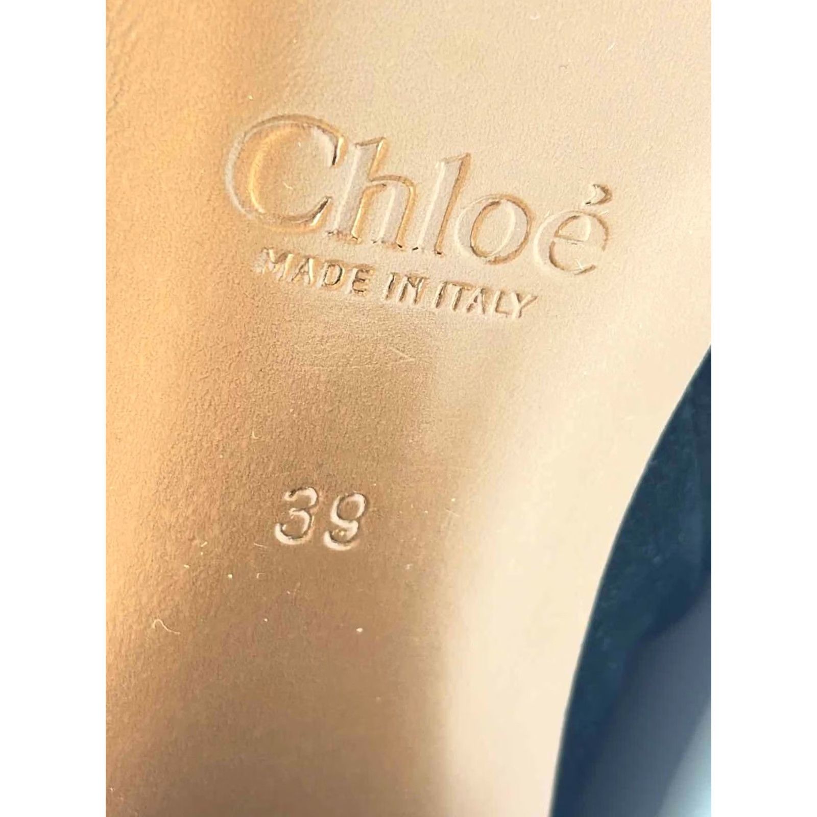 Vintage Chloe Ankle Boots Size 8.5 Black Suede Pre-Owned Size US 9 / IT 39 - 7 Thumbnail