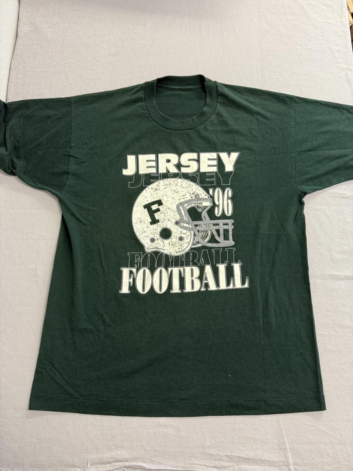 Other Vintage Jersey Football T-shirt Big Helmet Tee Green XL Size US XL / EU 56 / 4 - 1 Thumbnail