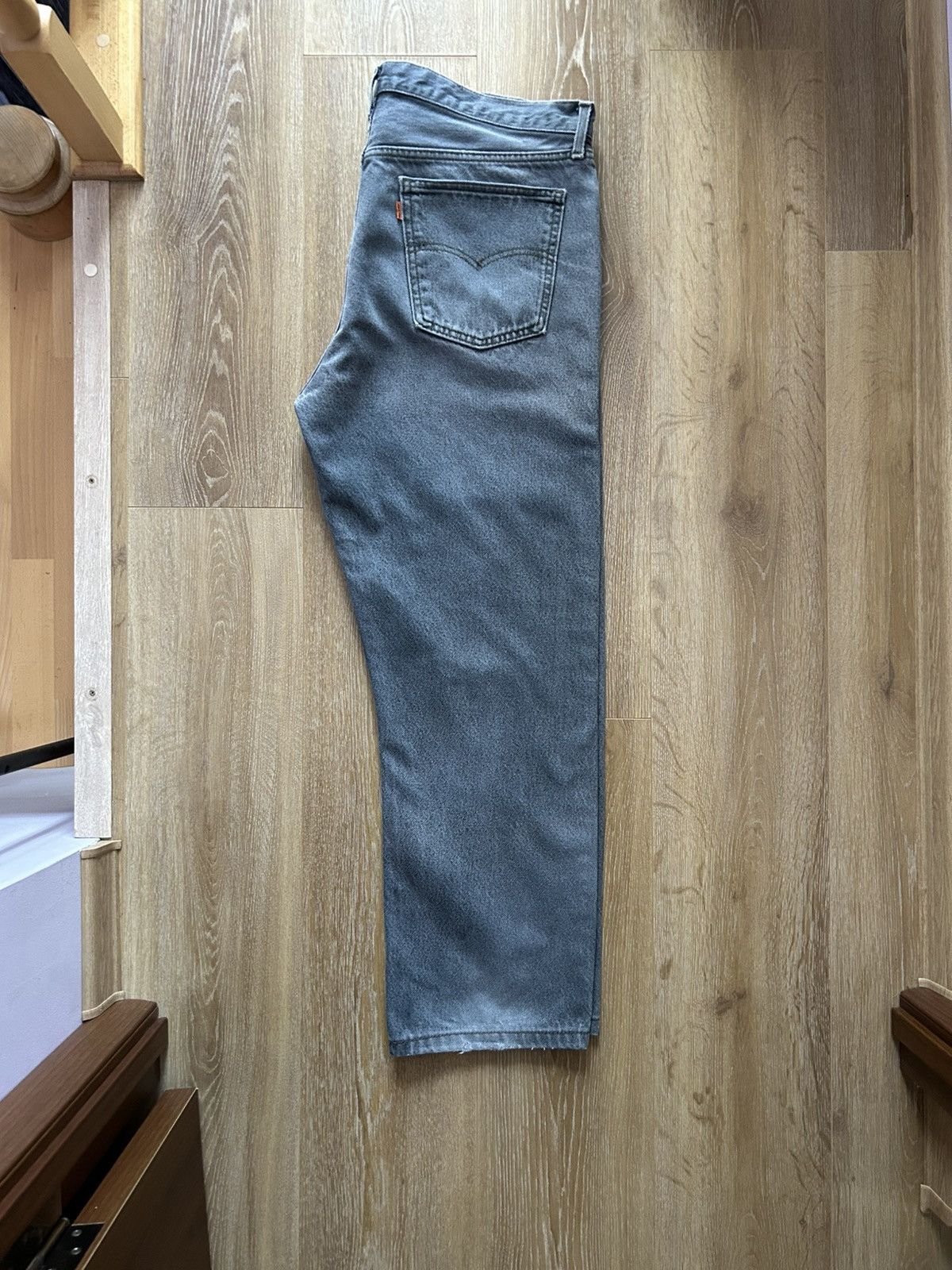 Levi's × Levi's Vintage Clothing × Vintage 🔥VINTAGE BAGGY LEVIS 615 ASH GRAY DENIM JEANS 1997🔥 Size US 38 / EU 54 - 12 Thumbnail