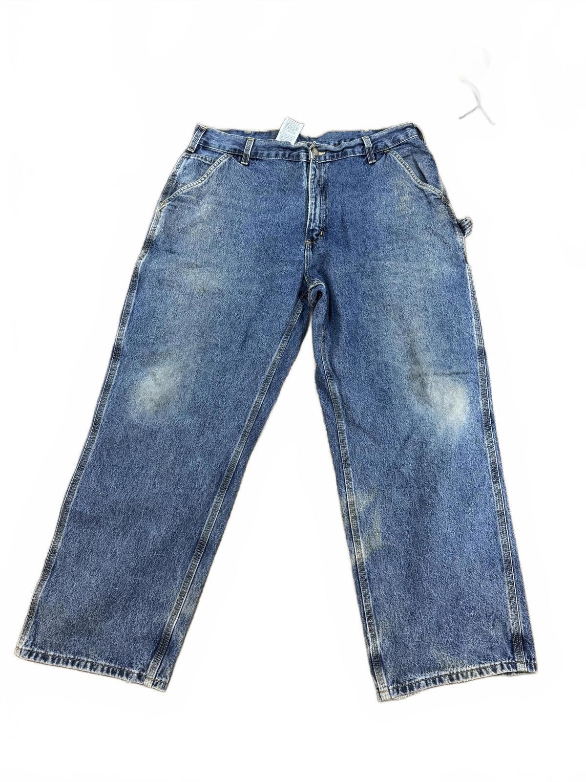 Carhartt Carhartt Men's Denim Work Pants 38X28 Size US 38 / EU 54 - 3 Thumbnail