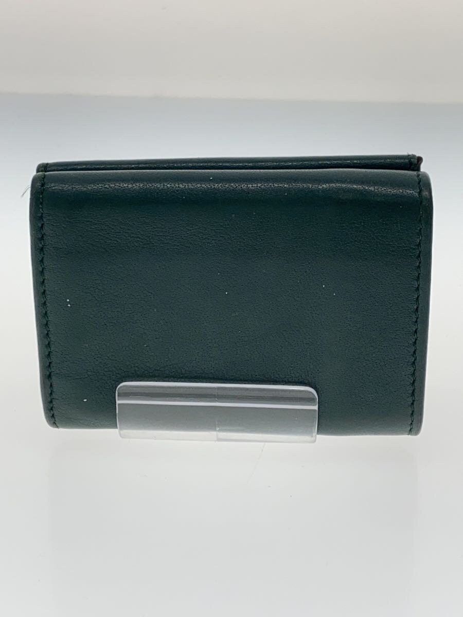 Balenciaga Balenciaga Leather Tri-Fold Wallet Green Size ONE SIZE - 2 Thumbnail