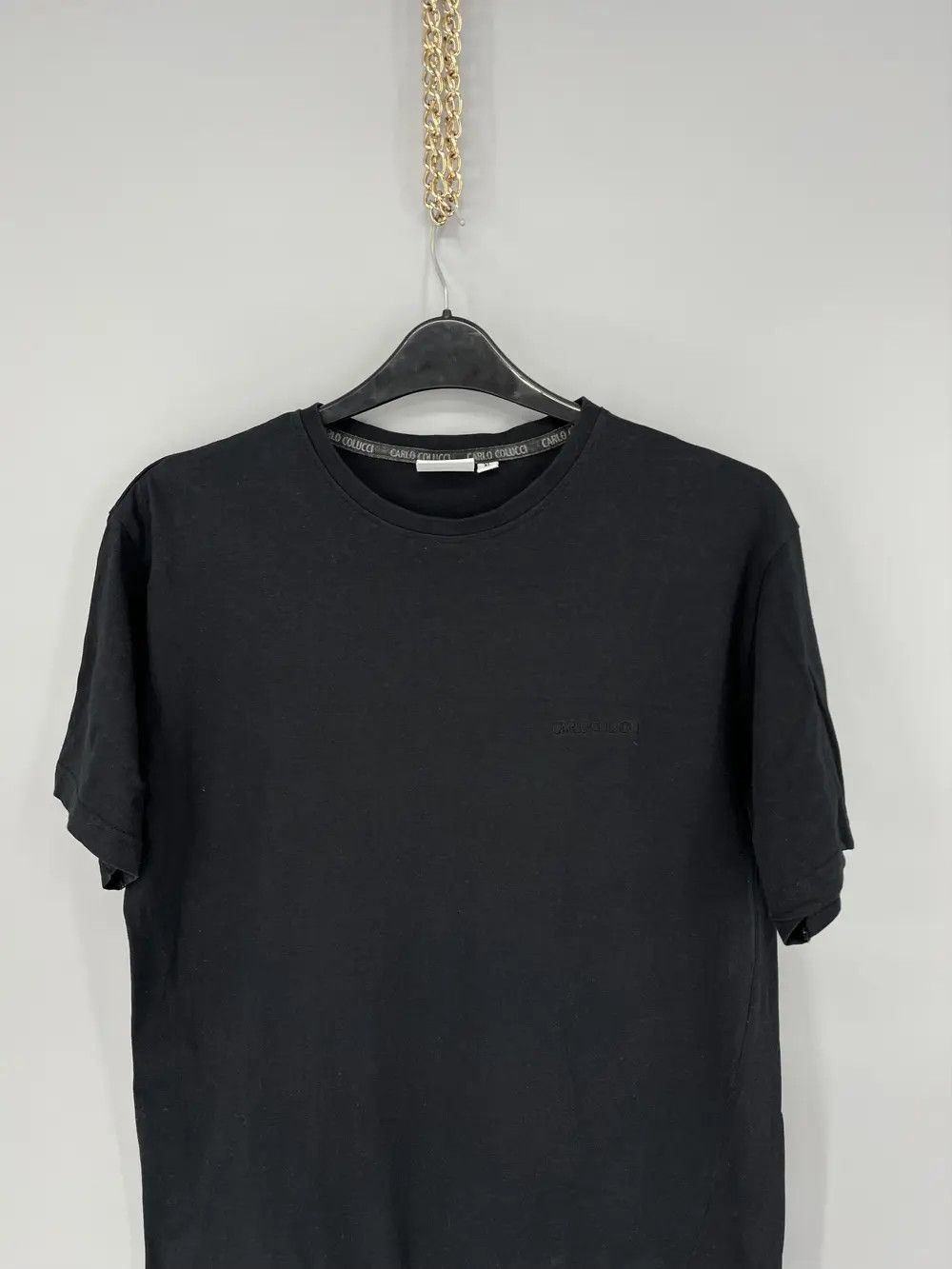 Carlo Colucci Vintage Rare Logo Carlo Colucci Black Relaxed T-Shir Size US XL / EU 56 / 4 - 5 Thumbnail
