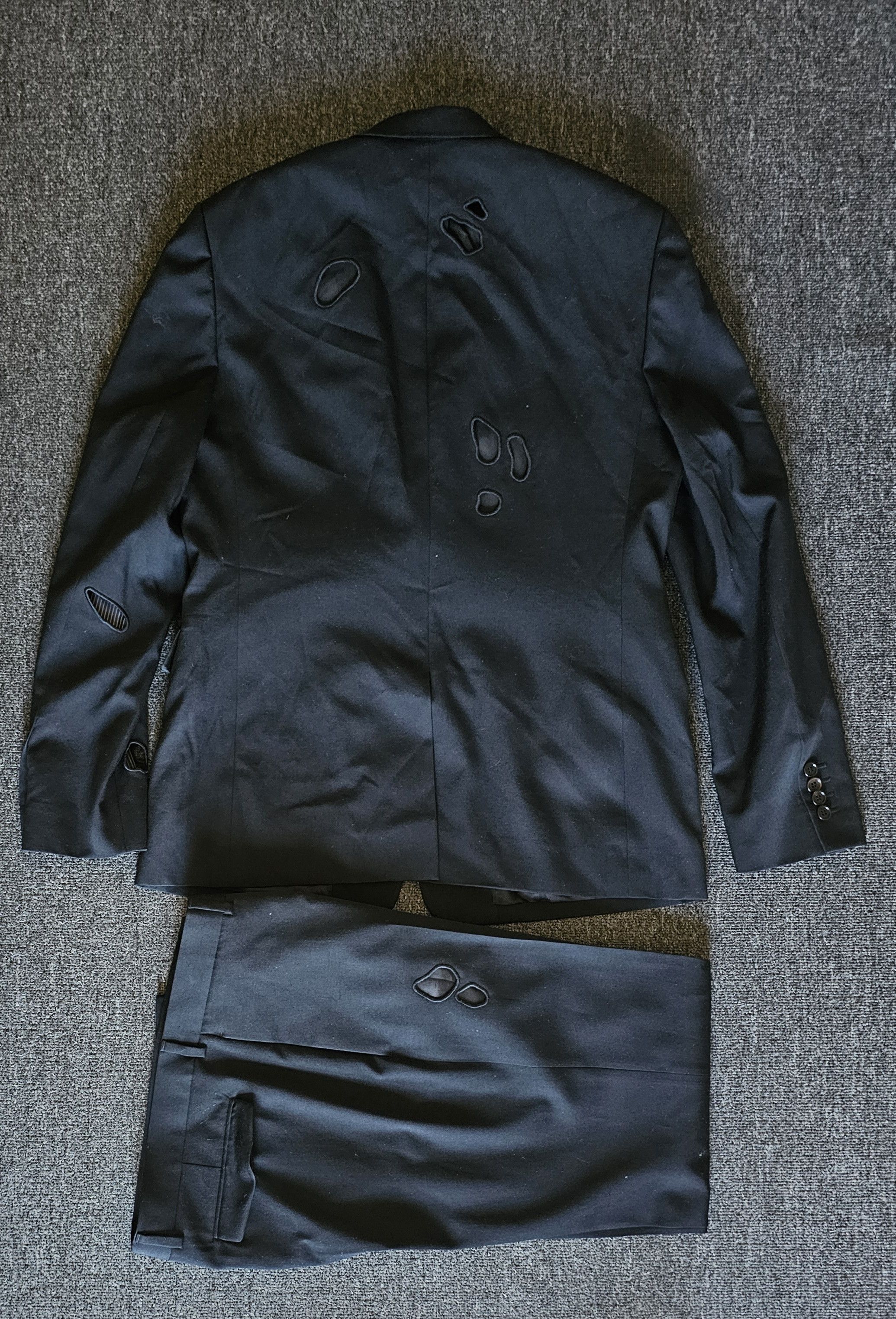 Dior Dior Men's Personalized Wool Suit Jacket+Pants Size 52 Size 52R - 4 Thumbnail