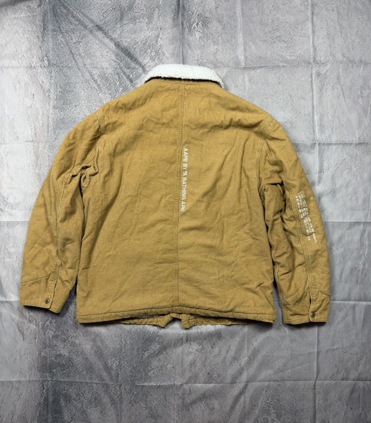 Aape Corduroy Jacket AAPE by A Bathing Ape XL Size US XL / EU 56 / 4 - 4 Thumbnail