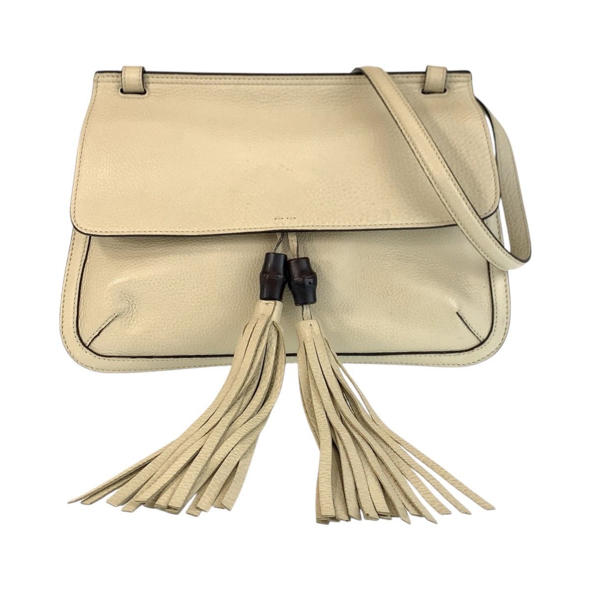 Gucci Gucci Leather Bamboo Daily Flap 2way Shoulder Bag 370826