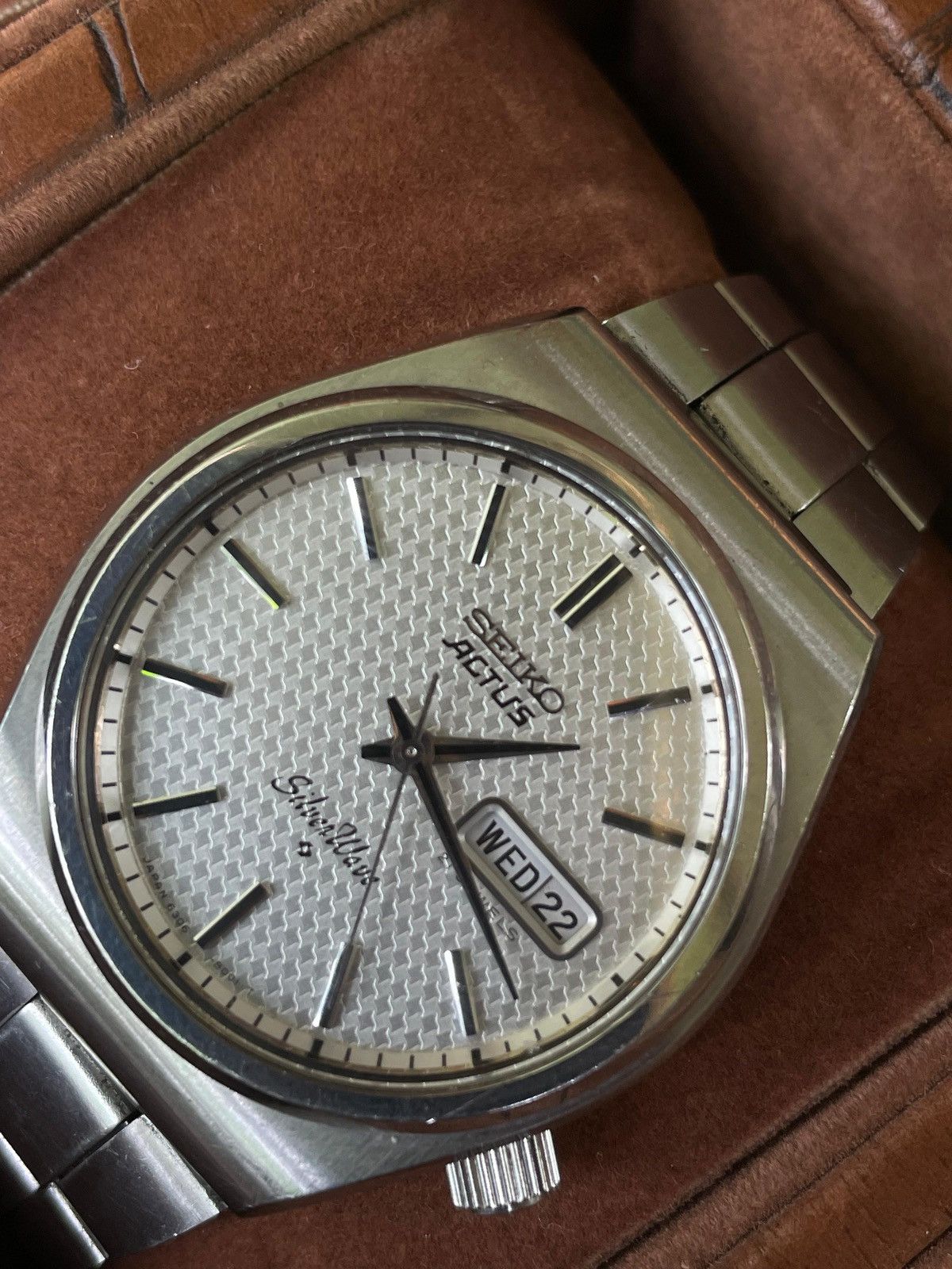 Seiko Seiko Silver Wave Otomatis Size 38 - 2 Thumbnail
