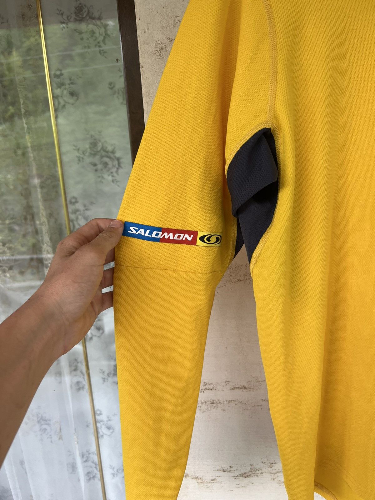 Salomon 🚴‍♂️ Vintage Salomon Cycling Jersey Zip-Up — Yellow / Size L Size US L / EU 52-54 / 3 - 3 Thumbnail