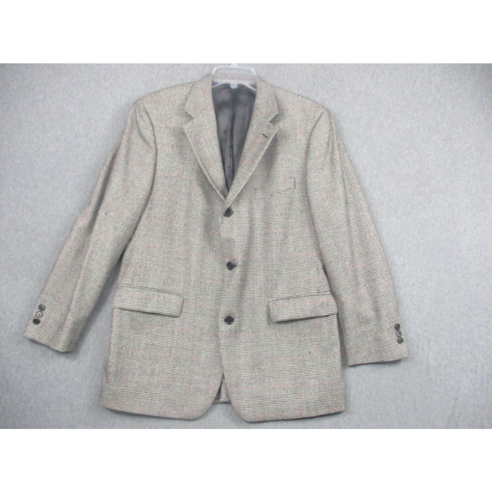 Brooks Brothers Brooks Brothers Sport Coat Men 41R Wool Plaid Gray Loro Piana Italy Notch Lapel 3-Button 2 Piece Business Formal Wedding Size US XS / EU 42 / 0 - 2 Thumbnail