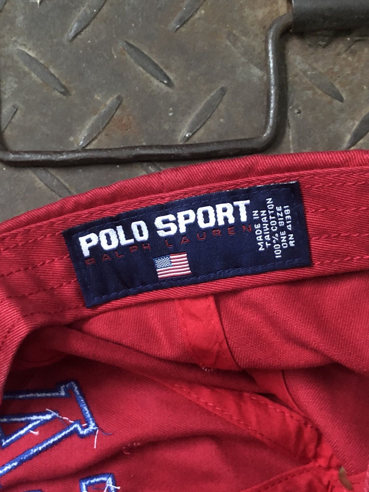 Polo Ralph Lauren Rare Vintage 90s Polo Sport Ralph Lauren USA Hat Size ONE SIZE - 6 Thumbnail