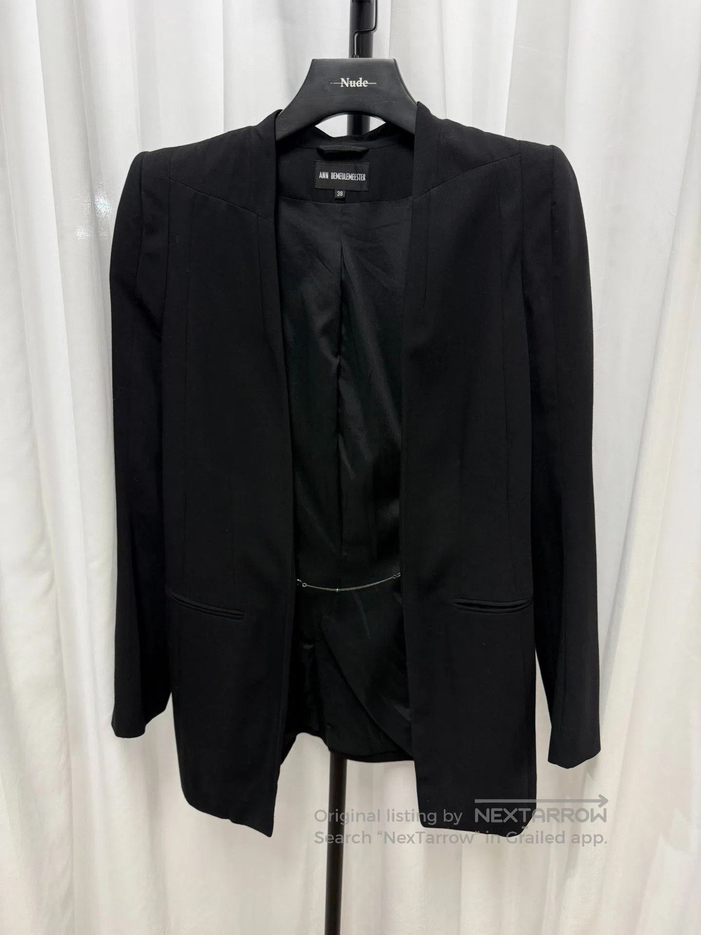 Ann Demeulemeester Ann Demeulemeester Pagoda Shoulder Blazer. Size S / US 4 / IT 40 - 1 Thumbnail