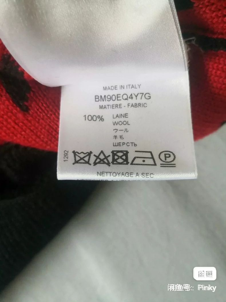 Givenchy Givenchy All-over Logo Knitted Sweater Size US L / EU 52-54 / 3 - 5 Thumbnail