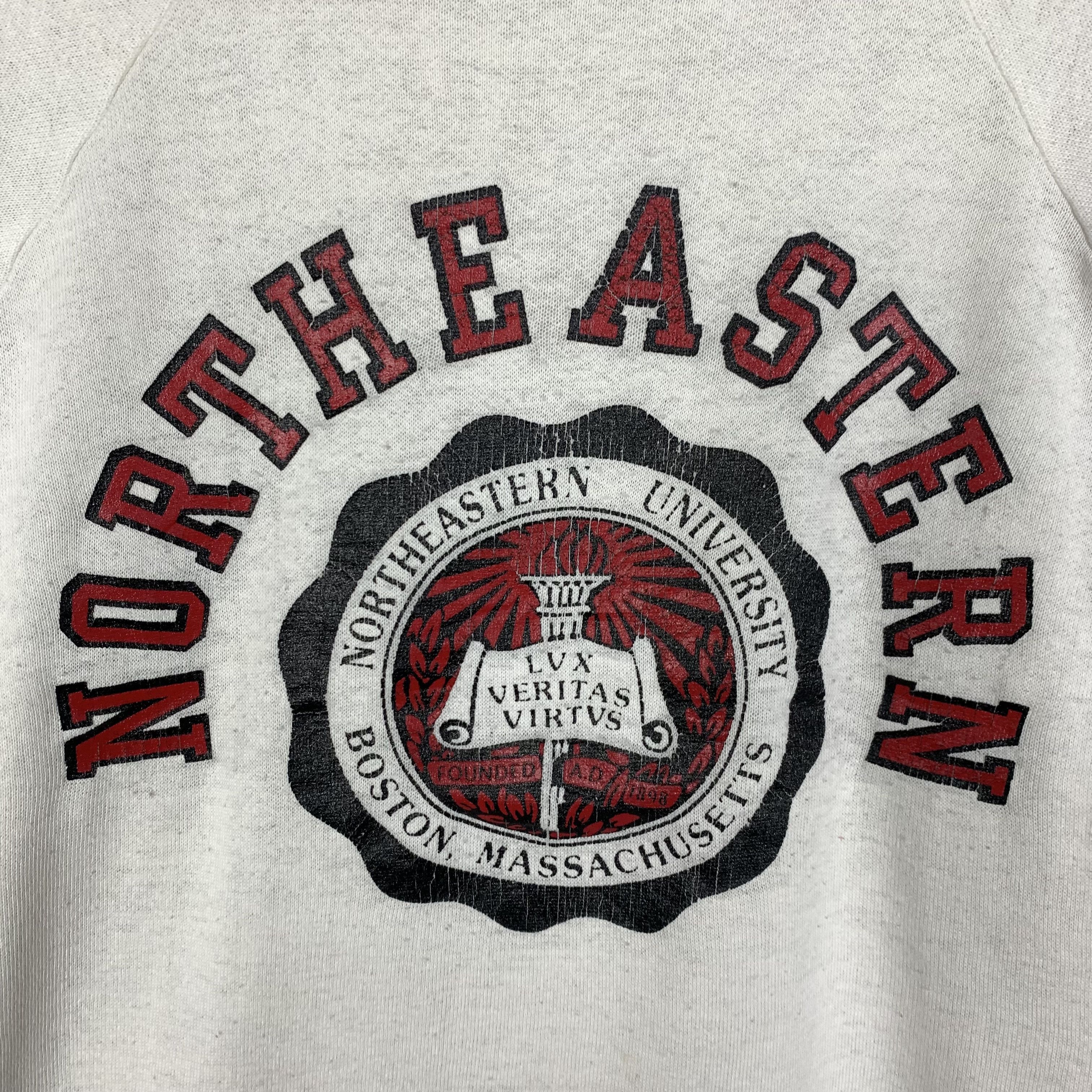 Champion 90s Champion North Eastern University Sweatshirt Crewneck Size US M / EU 48-50 / 2 - 2 Thumbnail