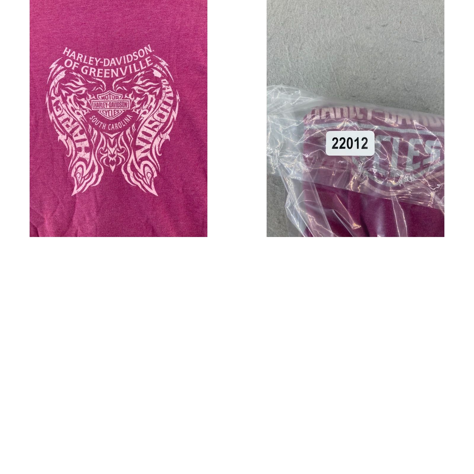 Harley Davidson Harley-Davidson Womens T-Shirt XL Pink Butterfly Motorcycle Casual Shirt Adults Summer Size XL / US 12-14 / IT 48-50 - 8 Thumbnail