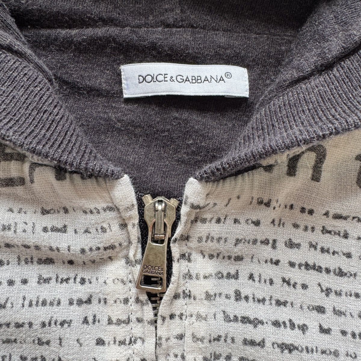 Dolce & Gabbana D&G Dolce & Gabbana x Mohamed Ali Gazette Printed Zip Hoodie Size XS / US 0-2 / IT 36-38 - 12 Thumbnail