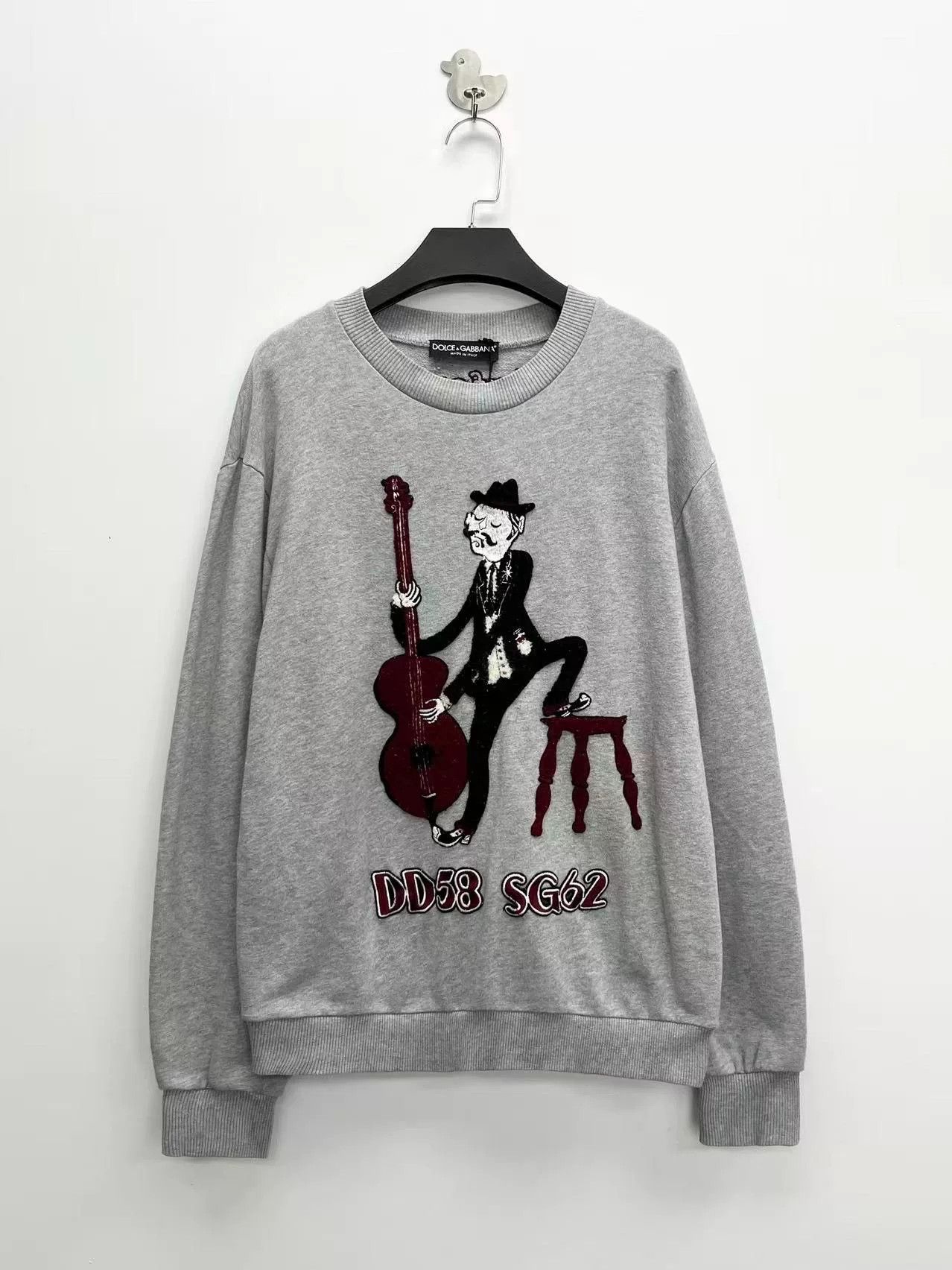 Dolce & Gabbana Dolce&Gabbana Family Embroidered Knit Sweater Size US S / EU 44-46 / 1 - 1 Thumbnail