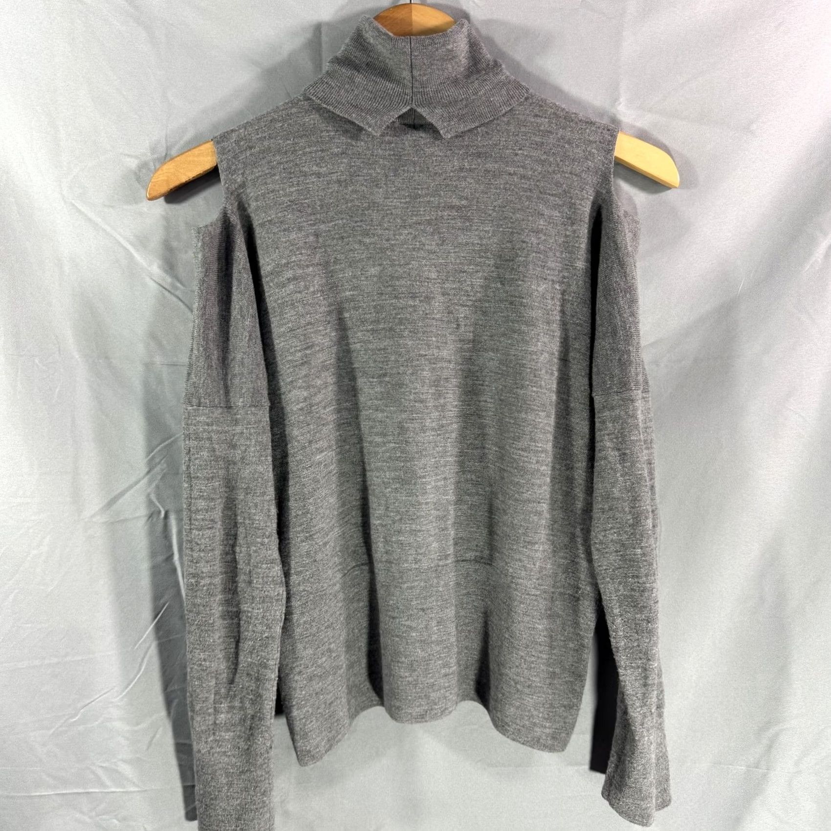 Vince Vince Gray Turtleneck Knit Sweater Women Small Size S / US 4 / IT 40 - 2 Thumbnail