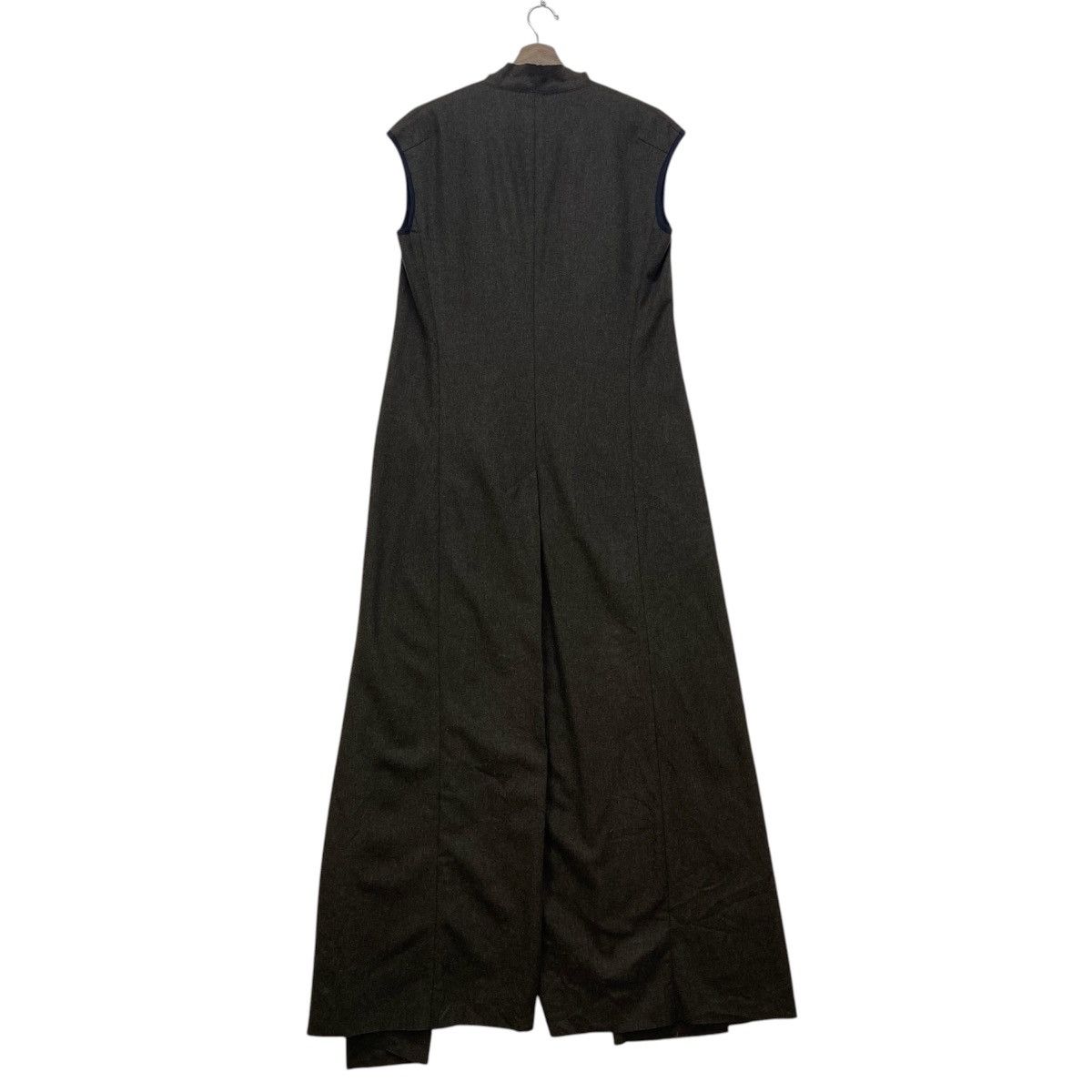 Dries Van Noten Sleeveless & Buttonless Distressed Wool Long Cardigan Coat Size XS / US 0-2 / IT 36-38 - 6 Thumbnail