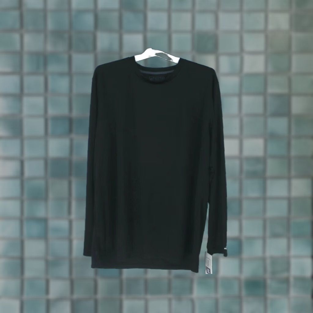 Vintage RUSSELL Athletic Training Thermal T-Shirt Mens XL Black Long Sleeve Size US XXL / EU 58 / 5 - 1 Thumbnail