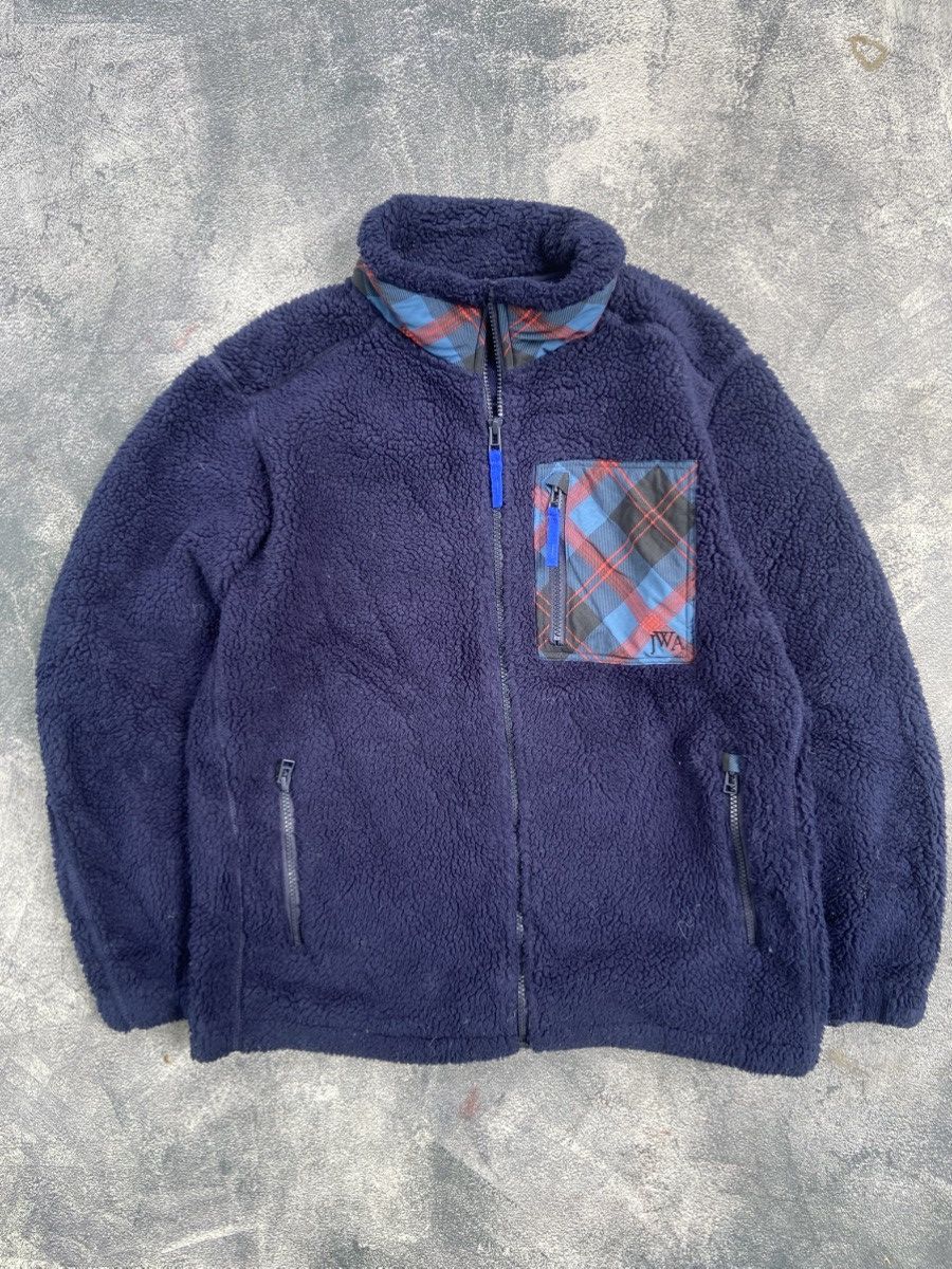 JW Anderson × Uniqlo Uniqlo JW Anderson Fleece Jacket navy tartan pockey Size US M / EU 48-50 / 2 - 3 Thumbnail