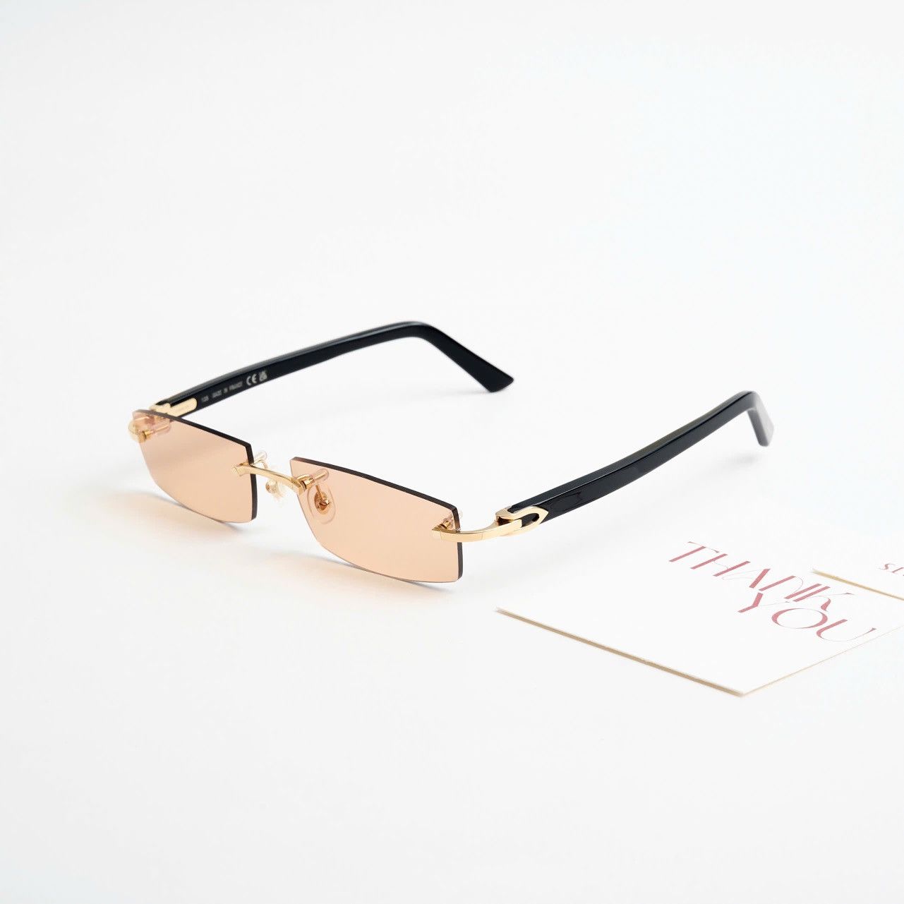 Cartier CARTIER CT0048O 002 BURNT SUGAR SUNGLASSES Size ONE SIZE - 1 Thumbnail