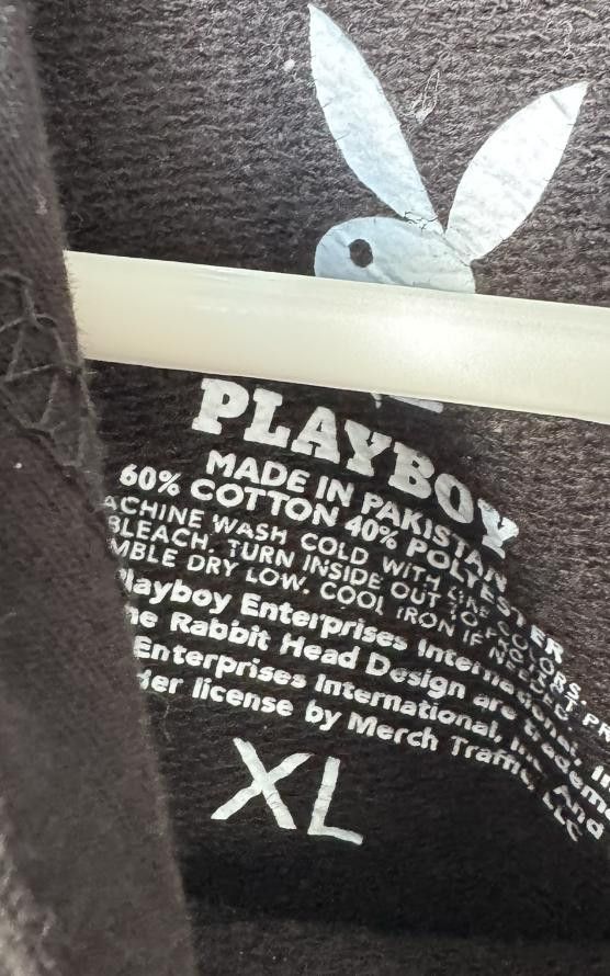 Playboy Playboy Cropped Hoodie XL Size XL / US 12-14 / IT 48-50 - 2 Thumbnail
