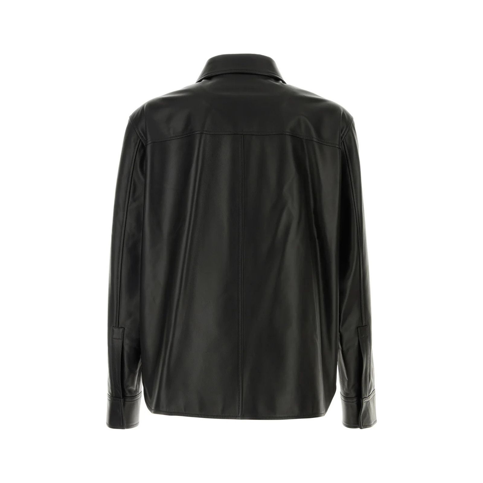 Loewe LOEWE Black Leather Jacket New & Authentic (Men's size:50;) Size US M / EU 48-50 / 2 - 2 Thumbnail