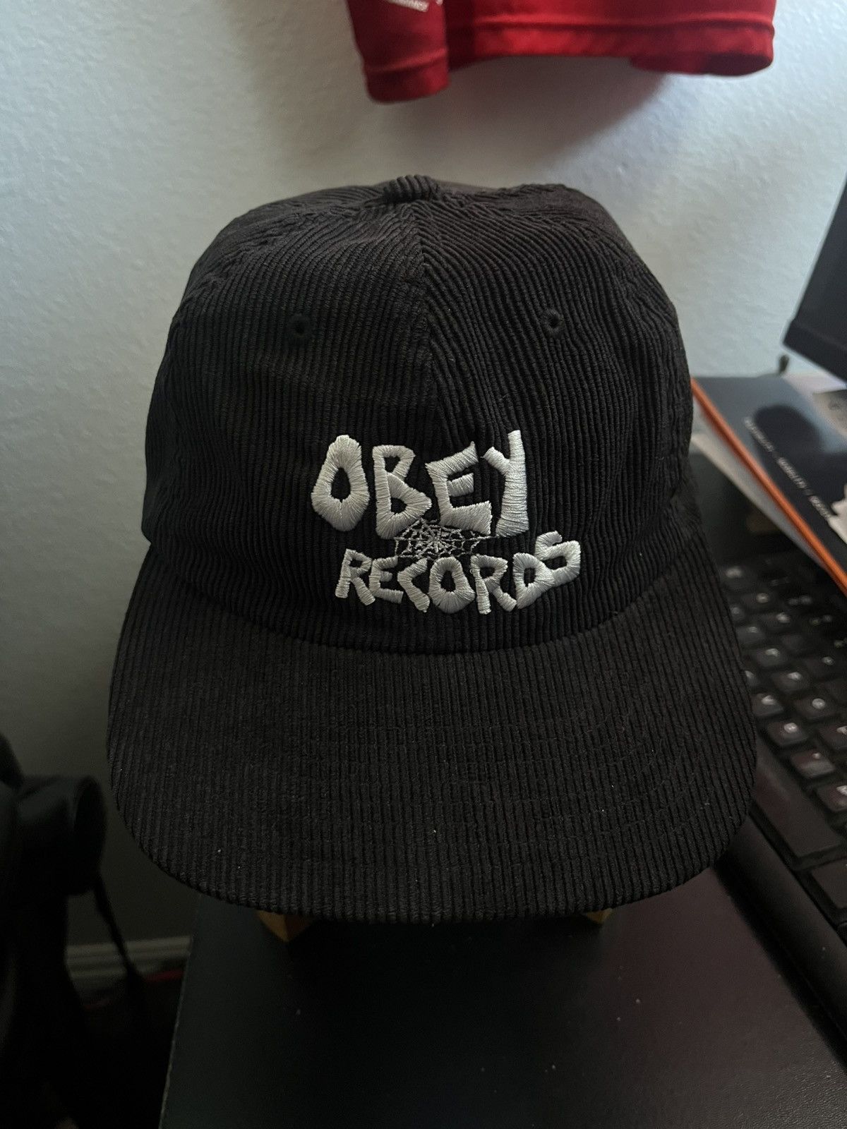 Obey Obey records spider corduroy hat Size ONE SIZE - 1 Thumbnail