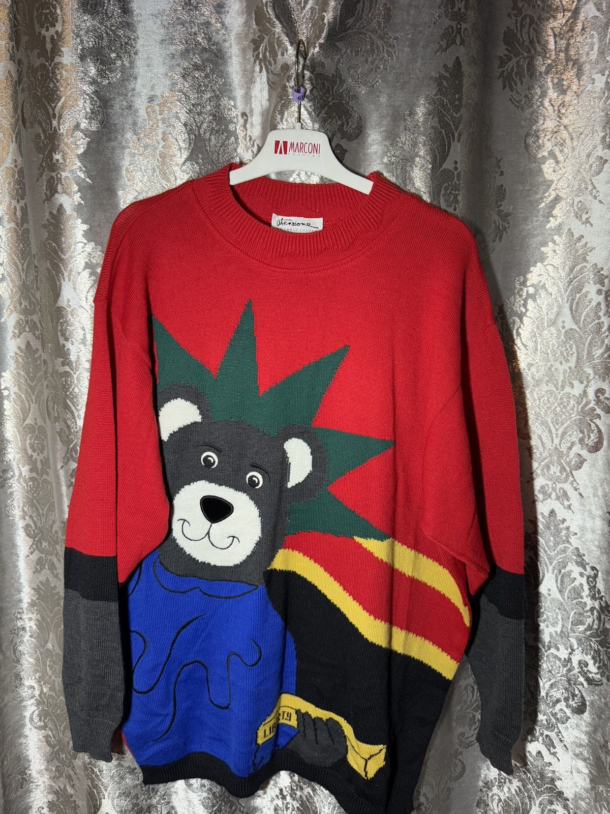 Carlo Colucci × Vintage sweater liberty carlo colucci Size US L / EU 52-54 / 3 - 2 Thumbnail