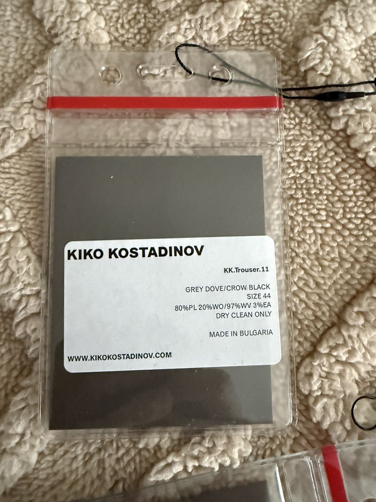 Kiko Kostadinov Bindra Shorts Grey Dove (KK Trouser 11) 44 Size US 28 / EU 44 - 7 Thumbnail