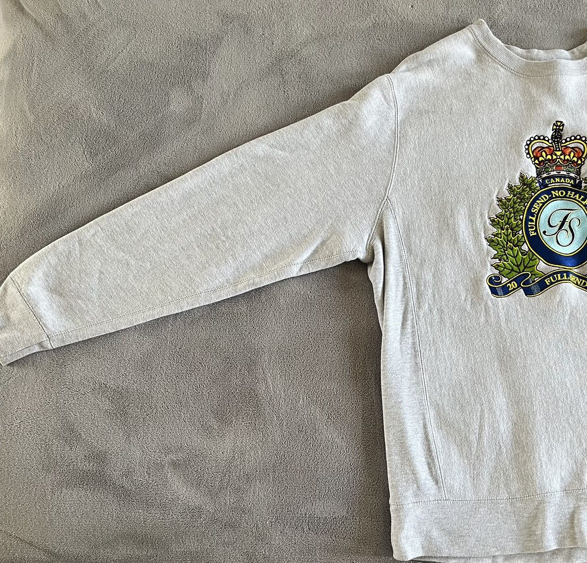 Full Send Full Send Nelk Boys - Canada Sweatshirt 2020 (Grey) Size US M / EU 48-50 / 2 - 5 Thumbnail