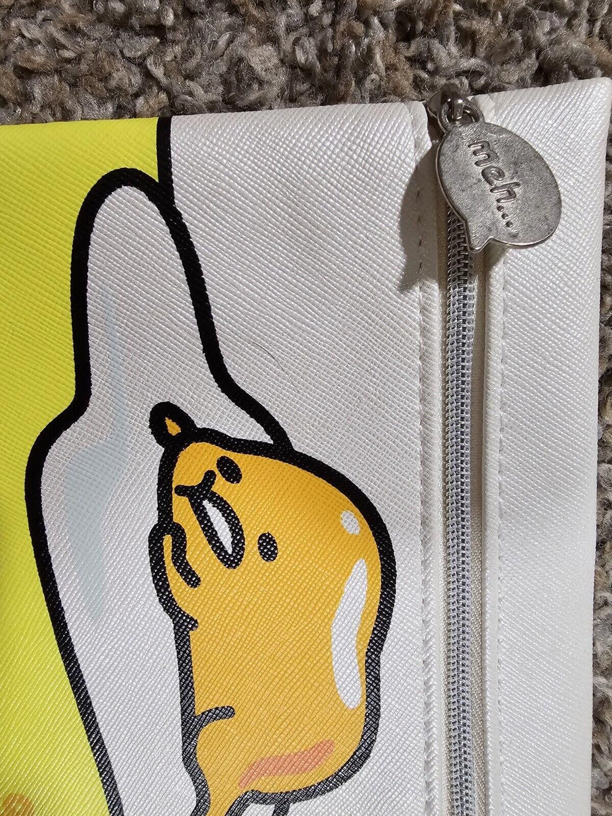 Designer Ipsy Gudetama the Lazy Egg by Sanrio Zippered Makeup Bag Size ONE SIZE - 4 Thumbnail