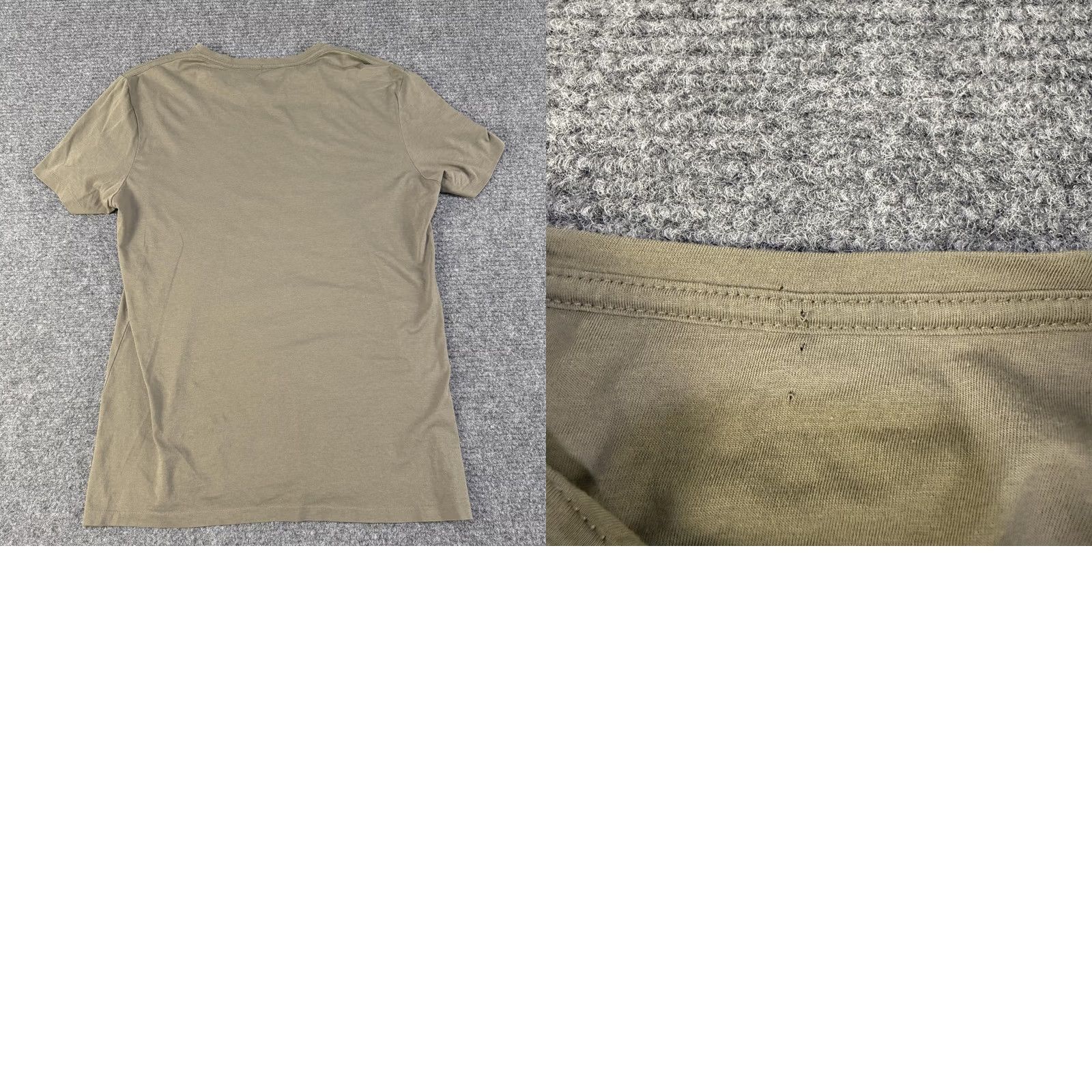 Allsaints AllSaints Shirt Mens Large Olive Green Crewneck Logo Tee Soft Casual Top Size US L / EU 52-54 / 3 - 8 Thumbnail