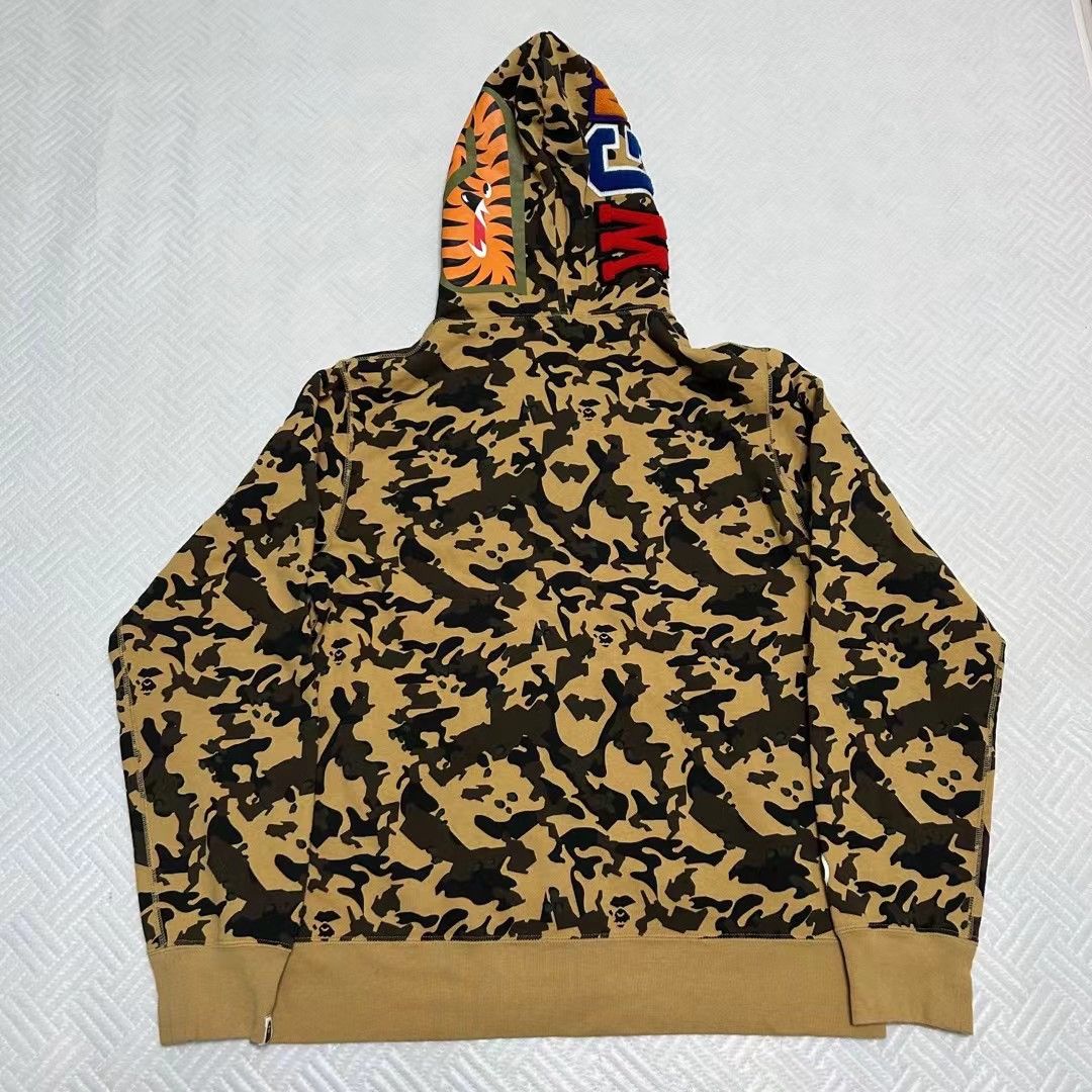 Bape COLOR CAMO SHARK FULL ZIP HOODIE Size US XL / EU 56 / 4 - 8 Thumbnail