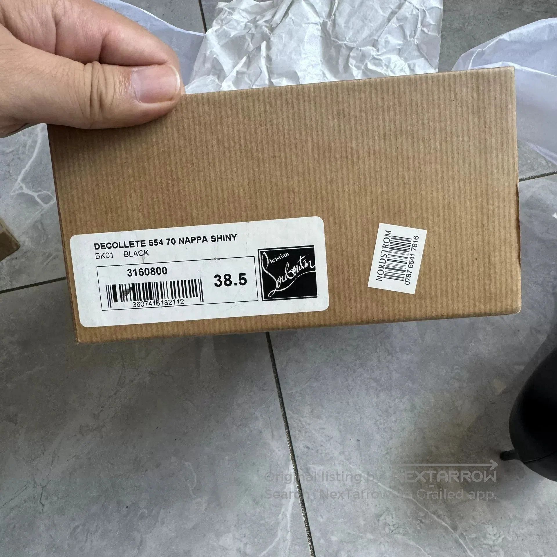 Christian Louboutin Christian Louboutin Black Patent Leather Heels. Size US 7.5 / IT 37.5 - 9 Thumbnail