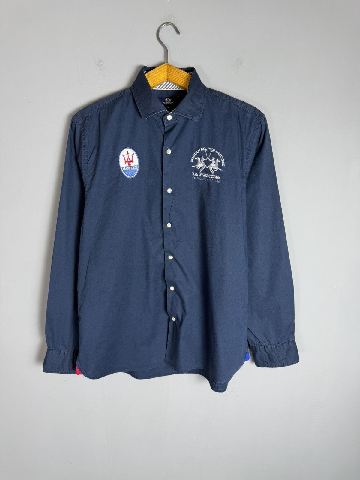 La Martina Vintage La Martine Maserati shirt Size US L / EU 52-54 / 3 - 1 Thumbnail